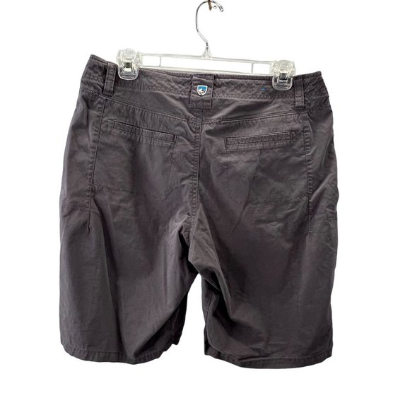 Kuhl Spire Shorts 10 Women Gray Performance Quick Dry UPF 50 Sun Protect 6285 - Picture 2 of 6